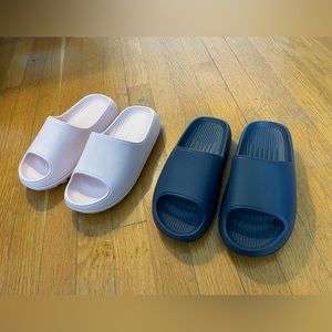 Cloud slides, 2 pairs sold together